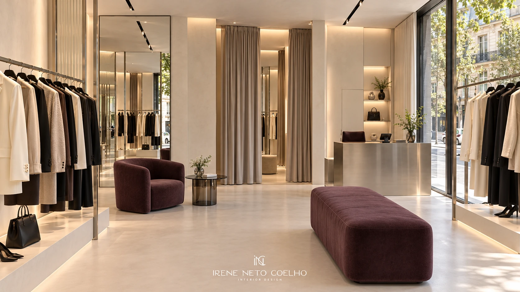 Boutique · Service and fitting rooms